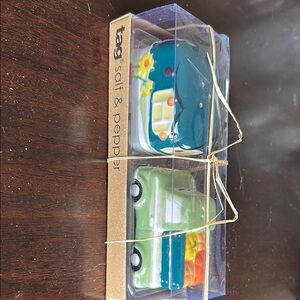 Tag Camper Van Salt and Pepper Shakers